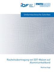 Cover von Rauheitsübertragung von EDT-Walzen auf Aluminiumkaltband