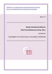Cover von Gerechtigkeit und Verantwortung in der globalen Gesellschaft