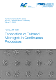 Cover von Fabrication of Tailored Microgels in Continuous Processes