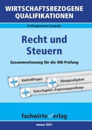 Cover von Wirtschaftsbezogene Qualifikationen: Recht und Steuern