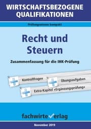 Cover von Wirtschaftsbezogene Qualifikationen: Recht und Steuern