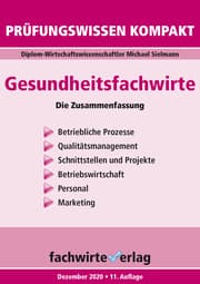 Cover von Gesundheitsfachwirte: Prüfungswissen kompakt
