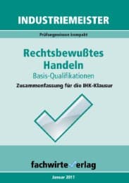 Cover von Industriemeister: Rechtsbewusstes Handeln