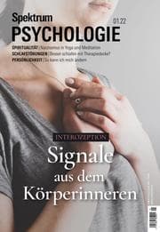 Cover von Spektrum Psychologie 1/2022 - Interozeption