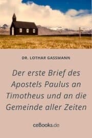 Cover von Der erste Brief des Apostels Paulus an Timotheus