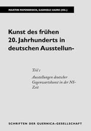 Cover von Kunst des frühen 20. Jahrhunderts in deutschen Ausstellungen. Teil 1