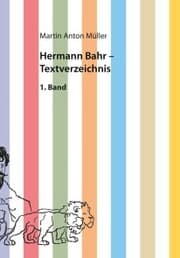 Cover von Hermann Bahr - Textverzeichnis