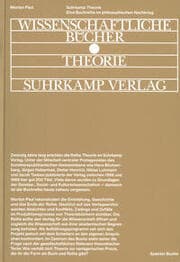 Cover von Suhrkamp Theorie