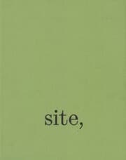 Cover von Aleix Plademunt: Sit, site, chair, cherry