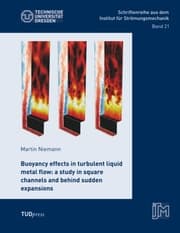 Cover von Buoyancy effects in turbulent liquid metal flow