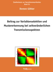 Cover von Beitrag zur Variablenselektion und Mustererkennung bei zeitveränderlichen Transmissionsspektren