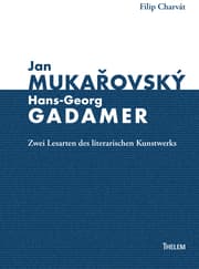 Cover von Jan Mukarovský und Hans-Georg Gadamer