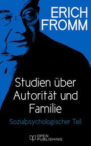 Cover von Studien über Autorität und Familie. Sozialpsychologischer Teil