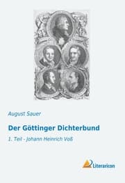 Cover von Der Göttinger Dichterbund
