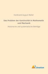 Cover von Das Problem der Kontinuität in Mathematik und Mechanik