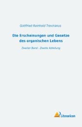 Cover von Die Erscheinungen und Gesetze des organischen Lebens
