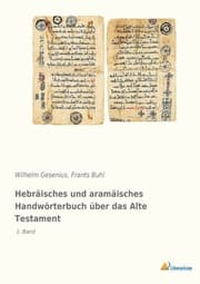 Cover von Hebräisches und aramäisches Handwörterbuch über das Alte Testament