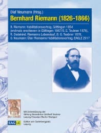 Cover von Bernhard Riemann (1826-1866)