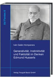 Cover von Generativität, Instinktivität und Faktizität im Denken Edmund Husserls