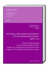 Cover von Wir haben selber gehört und erkannt - We have heard and we know (Joh 4,42)