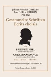 Cover von Gesammelte Schriften - Johann Friedrich Oberlin 1740-1826