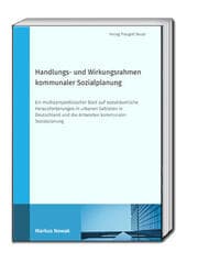 Cover von Handlungs- und Wirkungsrahmen kommunaler Sozialplanung