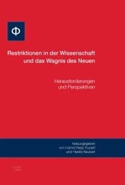 Cover von Restriktion in der Wissenschaft und das Wagnis des Neuen