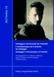 Cover von Heideggers Hermeneutik der Faktizität