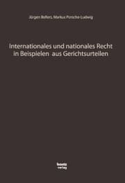 Cover von Internationales und nationales Recht in Beispielen aus Gerichtsurteilen