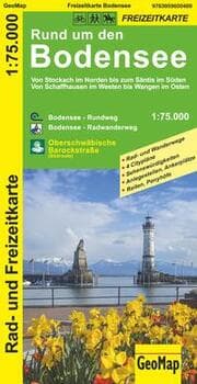 Cover von Rund um den Bodensee Rad- und Freizeitkarte