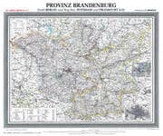 Cover von Historische Karte: Provinz BRANDENBURG im Deutschen Reich - um 1900 (gerollt)