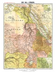 Cover von Historische Karte: Die NIL-LÄNDER - um 1910 [gerollt]