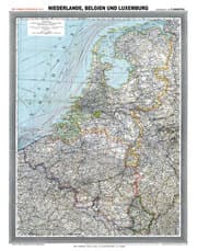 Cover von Historische Karte: NIEDERLANDE, BELGIEN und LUXEMBURG- um 1900 [gerollt]