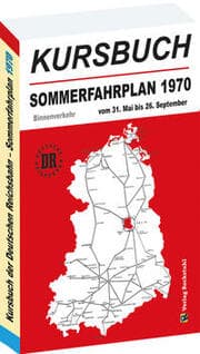 Cover von Kursbuch der Deutschen Reichsbahn - Sommerfahrplan 1970
