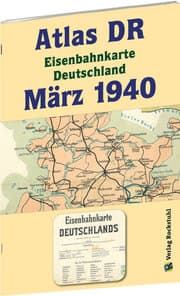 Cover von ATLAS DR März 1940 - Eisenbahnkarte Deutschland