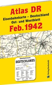 Cover von ATLAS DR Februar 1942 - Eisenbahnkarte Deutschland