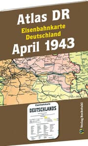 Cover von ATLAS DR April 1943 - Eisenbahnkarte Deutschland