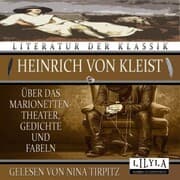 Cover von Über dass Marionettentheater, Gedichte und Fabeln