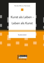 Cover von Kunst als Leben - Leben als Kunst