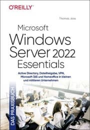 Cover von Microsoft Windows Server 2022 Essentials - Das Praxisbuch