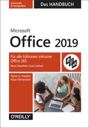 Cover von Microsoft Office 2019 - Das Handbuch