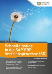 Cover von Schnelleinstieg in die SAP ERP-Vertriebsprozesse (SD)