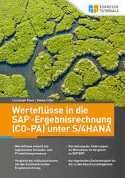 Cover von Werteflüsse in die SAP-Ergebnisrechnung (CO-PA) unter S/4HANA