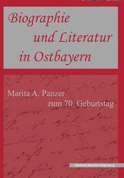Cover von Biographie und Literatur in Ostbayern