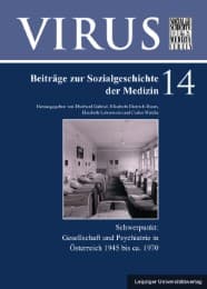 Cover von Gesellschaft und Psychiatrie in Österreich 1945 bis ca. 1970