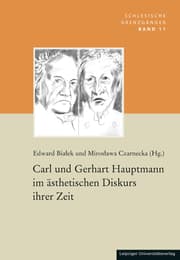Cover von Carl und Gerhart Hauptmann im ästhetischen Diskurs ihrer Zeit