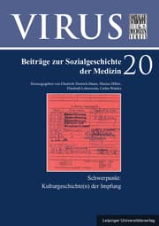 Cover von Kulturgeschichte(n) der Impfung