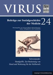 Cover von Handgriffe. Zur Bedeutung von Hand und Werkzeug für die Heilberufe