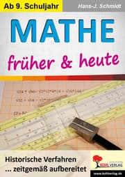 Cover von Mathe früher & heute