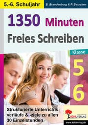 Cover von 1350 Minuten Freies Schreiben, Klasse 5-6